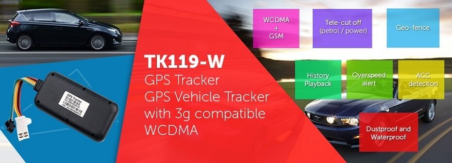 2016 new 3g network gps tracker with 3G sim, 3G car tracker, Wat
